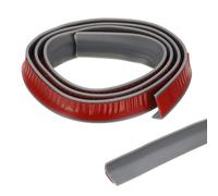 PATIKIL Guardia de agua para ducha plegable de 39 pulgadas, barrera de detención de ducha autoadhesiva para puerta de ducha sin marco, gris (0.8"Anx0.5"Al)