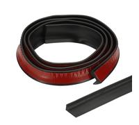 PATIKIL Guardia de agua para ducha plegable de 39 pulgadas, barrera de detención de ducha autoadhesiva para puerta de ducha sin marco, negra (0.8"Anx0.5"Al)