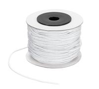 PATIKIL Hilo De Nylon De 44 Yardas para Pulseras, Cuerda De Nylon De 1.5 Mm Trenzado para Adornos, Cordón Universal para Persianas, Hilo para Hacer Pulseras De Cuentas DIY, Blanco