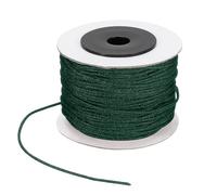 PATIKIL Hilo De Nylon De 44 Yardas para Pulseras Cuerda De Nylon Trenzada De 1.5 Mm Cordón Decorativo Hilo para Persianas Universal para Hacer Pulseras De Cuentas DIY Verde Oscuro