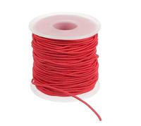 PATIKIL Hilo Elástico para Pulsera 164 Pies/50 Metros De Longitud 1.5 Mm De Diámetro 1 Rollo Cuerda Elástica Resistente para Fabricación De Joyería Collares Manualidades DIY Rojo