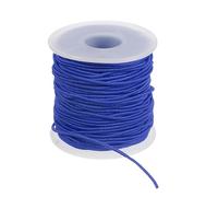 PATIKIL Hilo Elástico para Pulsera 164 Pies/50 Metros De Longitud 1.5 Mm De Diámetro 1 Rollo Cuerda Elástica Resistente para Fabricación De Joyería Collares Manualidades DIY Azul Oscuro