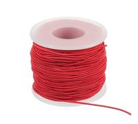 PATIKIL Hilo Elástico para Pulsera 164 Pies/50 Metros De Longitud 1 Mm De Diámetro 1 Rollo Cuerda Elástica Resistente para Fabricación De Joyería Collares Manualidades Artesanías DIY Rojo