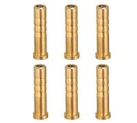 PATIKIL Inserto de Latón para Flecha de Tiro con Arco de 50 Granos, 6pcs Tornillos de Inserción, Flecha de Latón y Cobre para Flechas de Carbono de .244/6,2 mm