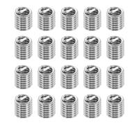 PATIKIL Insertos Roscados De Alambre 10#-24 UNC 2D 9.6mm 20Pcs 304 Acero Inoxidable Enrollado Helicoidal Manguito Roscado Para Reparaciones De Equipos Mecánicos Y Automotrices