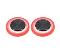 PATIKIL Joystick de juego para teléfono móvil, 2 unidades, con control de juego en espiral esmerilado, pantalla táctil con caja de almacenamiento para tableta móvil, teléfono inteligente, color rojo