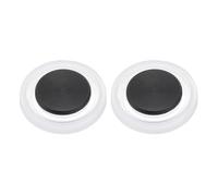 PATIKIL Joystick de juego para teléfono móvil, 2 unidades, con control de juego en espiral esmerilado, pantalla táctil con caja de almacenamiento para tableta móvil, teléfono inteligente, color blanco