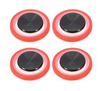 PATIKIL Joystick de juego para teléfono móvil, 4 unidades, espiral esmerilada, control de juego, pantalla táctil, con caja de almacenamiento para tableta móvil, teléfono inteligente, color rojo