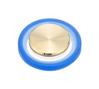 PATIKIL Joystick de juego para teléfono móvil, control de juego en espiral con pantalla táctil con caja de almacenamiento para tableta móvil, teléfono inteligente, dorado/azul