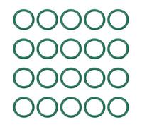 PATIKIL Junta Tórica de Goma de Flúor de 13.5 mm de Diámetro Exterior, 10.5 mm de Diámetro Interior y 1.5 mm de Ancho, 20 Piezas de Junta Métrica FKM de Reemplazo, Verde