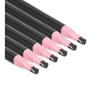 PATIKIL Lápices De Cera China Despegables, Paquete De 6 Lápices De Cera Para Vidrio Ropa Papel Película Vinilo Metal, Negro