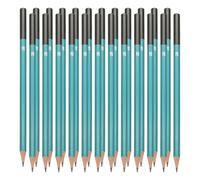 PATIKIL Lápices De Dibujo 2B Para Bocetos, 24 Piezas Lápices De Dibujo Artísticos Grafito Madera Pre-afilados Para Dibujar Bocetos Artistas, Hexagonal, Recambio Negro, Verde/Negro