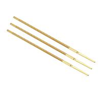 PATIKIL Lima para Afilar Cadena de Motosierra, Paquete de 3 Unidades de 7/32 Pulgadas (5,5 Mm), Herramienta Redonda Afiladora de Cadena de Motosierra, Color Dorado