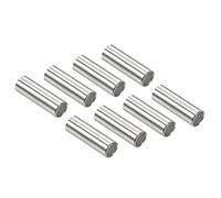 PATIKIL Línea Eje Rodamientos Espaciadores, 8 Paquetes Patines Velocidad Espaciador Herraje Aluminio para 6mm Eje Rodillo, Plata