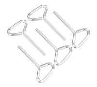 PATIKIL Llave Hexagonal De 5/32 De Pulgada 5 Piezas Llave Hexagonal Tipo T Estándar Para Llavero De Puerta Con Barra De Empuje Plata