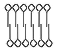 PATIKIL Llave hexagonal estándar de 5/32 pulgadas, paquete de 12 llaves de puerta de acero sólido con bucle completo en forma de rombo para barra de choque, dispositivos de salida de emergencia de