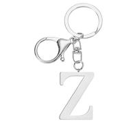 PATIKIL Llavero de Inicial, Llavero de Letra A-Z Iniciales Llavero Lindo de Metal con Letras del Alfabeto para Llaves, Bolso, Mochila, Regalo, Plateado (Z)