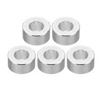 PATIKIL M10 Espaciadores de Aluminio, 5pcs Separador Redondo de Metal Espaciadores Metálicos de Aleación de Aluminio para 3/8" M10 Tornillo Pernos, 10.5x20x10mm (ID*OD*Esp.)