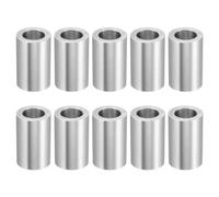 PATIKIL M12 Separadores de Aluminio, 10pcs Espaciador Redondo de Metal Espaciadores Metálicos de Aleación de Aluminio para M12 Tornillo Pernos, 31.8x12.7x20mm (L*ID*OD)