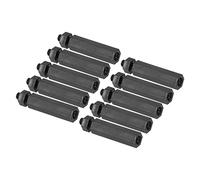PATIKIL M3 Nylon Hexagonal Separador Tornillos Tuercas, 50 Paquete PCB Macho Hembra Roscado Kit para Base Placas, Computadora Cajas, Circuito Placas, Electrónica (20mm+6mm, Negro)