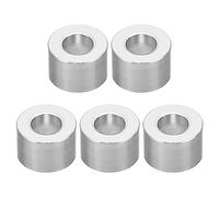 PATIKIL M6 Espaciadores de Aluminio, 5pcs Separador Redondo de Metal Espaciadores Metálicos de Aleación de Aluminio para 1/4" o M6 Tornillo Pernos, 6.2x12x8mm (ID*OD*Esp.)