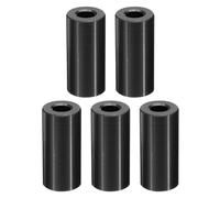 PATIKIL M6 Separadores de Aluminio 5 Piezas Separadores Metálicos de Aluminio 1/4" ID x 1/2" OD x 1" L Separador de Tornillo de Soporte Redondo para Tornillos de 1/4" o M6