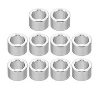 PATIKIL M8 Espaciadores de Aluminio, 10pcs Separador Redondo de Metal Espaciadores Metálicos de Aleación de Aluminio para 5/16" o M8 Tornillo Pernos, 8.2x12x8mm (ID*OD*Esp.)