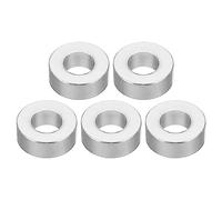 PATIKIL M8 Espaciadores de Aluminio, 5pcs Separador Redondo de Metal Espaciadores Metálicos de Aleación de Aluminio para 5/16" o M8 Tornillo Pernos, 8.2x16x6mm (ID*OD*Esp.)