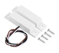 PATIKIL Magnético Caña Interruptor, 1 Conjunto Normalmente Abierto Cerrado NC NO Cableado Montado Superficie Puerta Ventana Contacto Interruptor para Inicio Seguridad