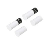 PATIKIL Magnético Lámina Interruptor, 2 Paquete NC Cableado Empotrado Puerta Sensor Ventana Contacto Interruptor para Alarma Sistema, Blanco Negro