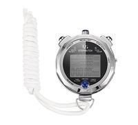 PATIKIL Metal Cronómetro Detener Reloj, Cronómetro Temporizador con Retroiluminación 100/200 Vueltas Memoria 0.001 Segundo Cronometraje Digital Parada Mira para Entrenador Deportes