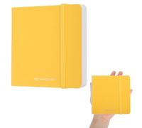 PATIKIL Mini libro de acuarela de 4.7 x 4.7 pulgadas, 30 páginas, mini cuaderno de bocetos portátil de acuarela, bloc de bocetos pequeño para pintar, marcador acrílico, suministros de arte de viaje