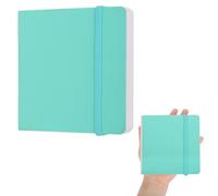 PATIKIL Mini libro de acuarela de 4.7 x 4.7 pulgadas, 30 páginas, mini cuaderno de bocetos portátil de acuarela, bloc de bocetos pequeño para pintar, marcador acrílico, suministros de arte, superficie