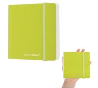 PATIKIL Mini libro de acuarela de 4.7 x 4.7 pulgadas, 30 páginas, mini cuaderno de bocetos portátil de acuarela, bloc de bocetos pequeño para pintar, marcador acrílico, suministros de arte de viaje