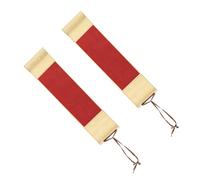 PATIKIL Mini pergamino de papel Xuan de 15 x 4 pulgadas, 2 rollos de seda medio maduro, papel Xuan para colgar caligrafía china en blanco para pintura artística decoración del hogar, color rojo