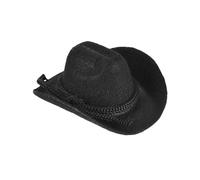 PATIKIL MiniDa Cowboy,Miniature Cappello Western Da Cowboy Accessori Per Case Delle Bambole Per Artigianato Bambole Matrimonio Feste Decorazione Capelli Pupazzo Di Neve,