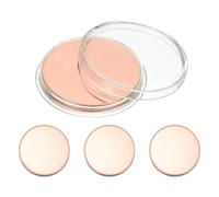 PATIKIL Monedas En Blanco De 40mm Para Grabado, 4 Piezas De Monedas En Blanco, Monedas Personalizadas De Desafío, Etiquetas De Disco Metálico, Espejo, Tono Cobrizo