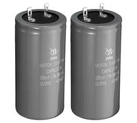 PATIKIL Motor Arranque Condensador, 2 Uds 300uf 300V 50/60Hz CD60, Cilíndrico, Aluminio, CAPACITOR, Montaje en Superficie, pta230424tt001042, Aire Acondicionadores, Eléctrico Motor Arranca en Marcha