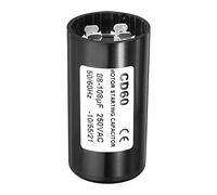PATIKIL Motor Arranque Condensador, 88-108uF/Mfd 250VAC 50/60Hz CD60 Funcionamiento Condensador Motor Arranque Condensador para Eléctrico Motor Arranque Funcionamiento