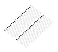 PATIKIL NTC Termistores Resistencias, 100uds 10K Ohm MF52-103 1% Precisión Alta Sensibilidad Corriente Limitador Temperatura Sensor para Medición Temperatura Negro