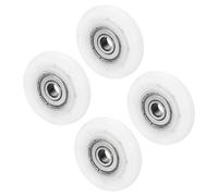 PATIKIL Nylon Polea Rueda 6x35x7.6mmmm, 4 Paquete 626zz Rodamiento Deslizante Transportador Rodillo Rueda para Puerta Ventana Cajón Herraje Conducción Mecánico Equipo, Blanco