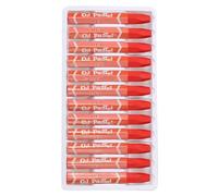 PATIKIL Óleos Pastel Oscuro Rojo, 12Pcs Suaves Crayones de Óleo Vibrantes y Cremosos Suministros de Arte para Pintura, Dibujo, Mezcla y Graffiti para Artistas Principiantes