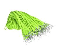 PATIKIL Pack de 50 Cintas para el Cuello de 47cm, Cintas para Profesores para Tarjetas de Identificación, Llaveros, Credenciales y Llaves, Verde