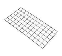 PATIKIL Panel de rejilla de alambre de 24 x 12 pulgadas, 1 paquete de paneles decorativos de rejilla de pared, tablero de fotos, decoración de fotos, organizador colgante para oficina en casa, negro