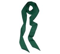 PATIKIL Pañuelo de Cinta Elegante, Pañuelo Largo Puro de Color Sólido, Cinturón de Corbata de Cuello de Seda, Fajas, Pañuelos para el Cabello, Diadema, Cinta para Mujeres, Verde Oscuro