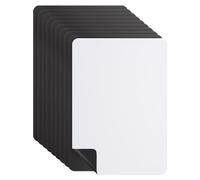 PATIKIL Papel de Contacto para Pizarra Blanca Magnética 10 Piezas 8" x 6" Hojas Adhesivas Flexibles Borrable A5 con Esquinas Redondeadas para Nevera y Oficina Blanco
