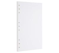 PATIKIL Papel de Recambio en Blanco B5, Papel de Hojas Sueltas para Recambios de Agenda de 9 Anillas, 80 Hojas/160 Páginas