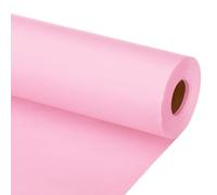 PATIKIL Papel de Regalo 15"x1000" (80') Rollo de Papel Kraft de 80 GSM para Envolver Regalos Tablón de Anuncios Envoltura de Ramo de Flores Color Rosa