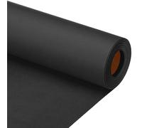 PATIKIL Papel de Regalo 15"x600" (50') Rollo de Papel Kraft de 80 GSM para Envolver Regalos Tablón de Anuncios Envoltura de Ramo de Flores Negro