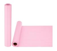 PATIKIL Papel de Regalo 2 Paquetes 15"x315" (26') 80 GSM Rollo de Papel Kraft para Envolver Pósteres Tablones de Anuncios Envoltura de Regalos Envoltura de Ramo Color Rosa